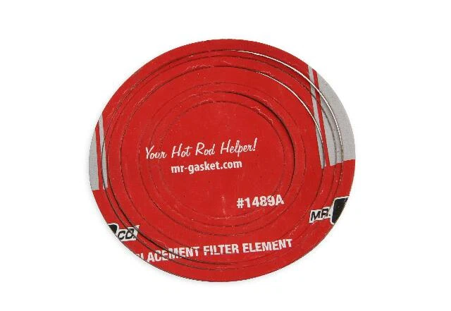 Mr. Gasket Air Cleaner - Low Mount - Chrome - 4338